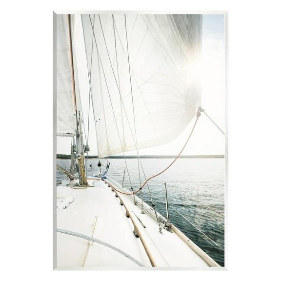 Stupell Industries Nautical Boat Mast View Transportation Photography Unframed Art Print Wall Art, 10 x 15