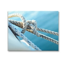 Stupell Industries Nautical Boating Knot Transportation Photography Gallery Wrapped Canvas Art Print Wall Art, 20 x 16