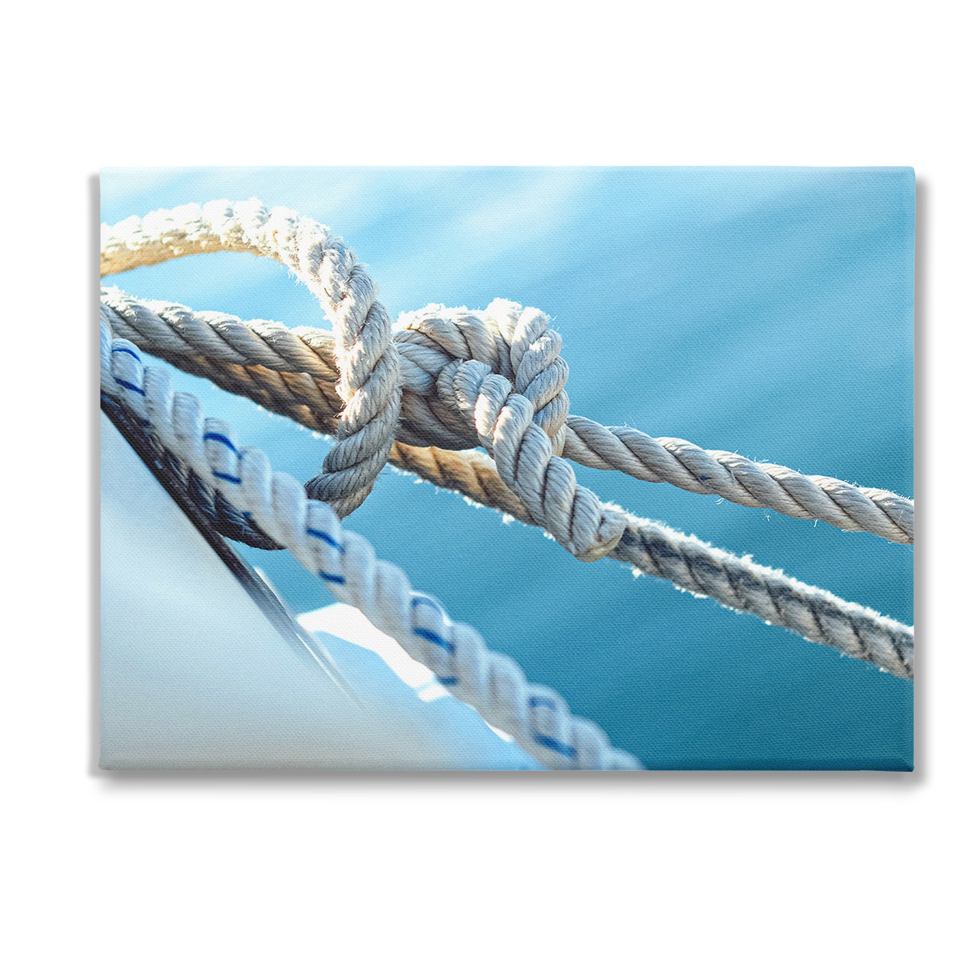 Stupell Industries Nautical Boating Knot Transportation Photography Gallery Wrapped Canvas Art Print Wall Art, 40 x 30
