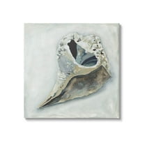 Stupell Industries Nautical Conch Seashell Painting Gallery Wrapped Canvas Print Wall Art, Design by Erica Christopher