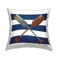 thumbnail image 1 of Stupell Industries Nautical Crossed Oars Wide Stripes Coastal Blue,18 x 7 x 18 Decorative Pillows, 1 of 6