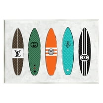 Stupell Industries Nautical Glam Surfboards Beauty & Fashion Painting Unframed Art Print Wall Art, 15 x 10