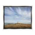 thumbnail image 1 of Stupell Industries Nautical Lighthouse Beacon Landscape Photography Gray Floater Framed Canvas Art Print Wall Art, 21 x 17, 1 of 10