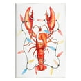 thumbnail image 1 of Stupell Industries Nautical Lobster Christmas Lights Holiday Painting Unframed Art Print Wall Art, 1 of 6