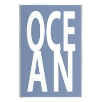 Stupell Industries Nautical Ocean Text Nature Painting Unframed Art Print Wall Art, 10 x 15