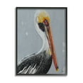 thumbnail image 1 of Stupell Industries Nautical Pelican Portrait Animals & Insects Painting Black Framed Art Print Wall Art, 11 x 14, 1 of 9