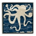 thumbnail image 1 of Stupell Industries Nautical Rustic Octopus Aquatic Animal Beach Fun Phrases, 17 x 30, Design by Gina Ritter, 1 of 7