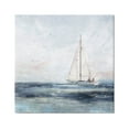 thumbnail image 1 of Stupell Industries Nautical Sailboat Soaring Ocean Birds Painting Gallery Wrapped Canvas Print Wall Art, Design by Nina Blue, 1 of 7