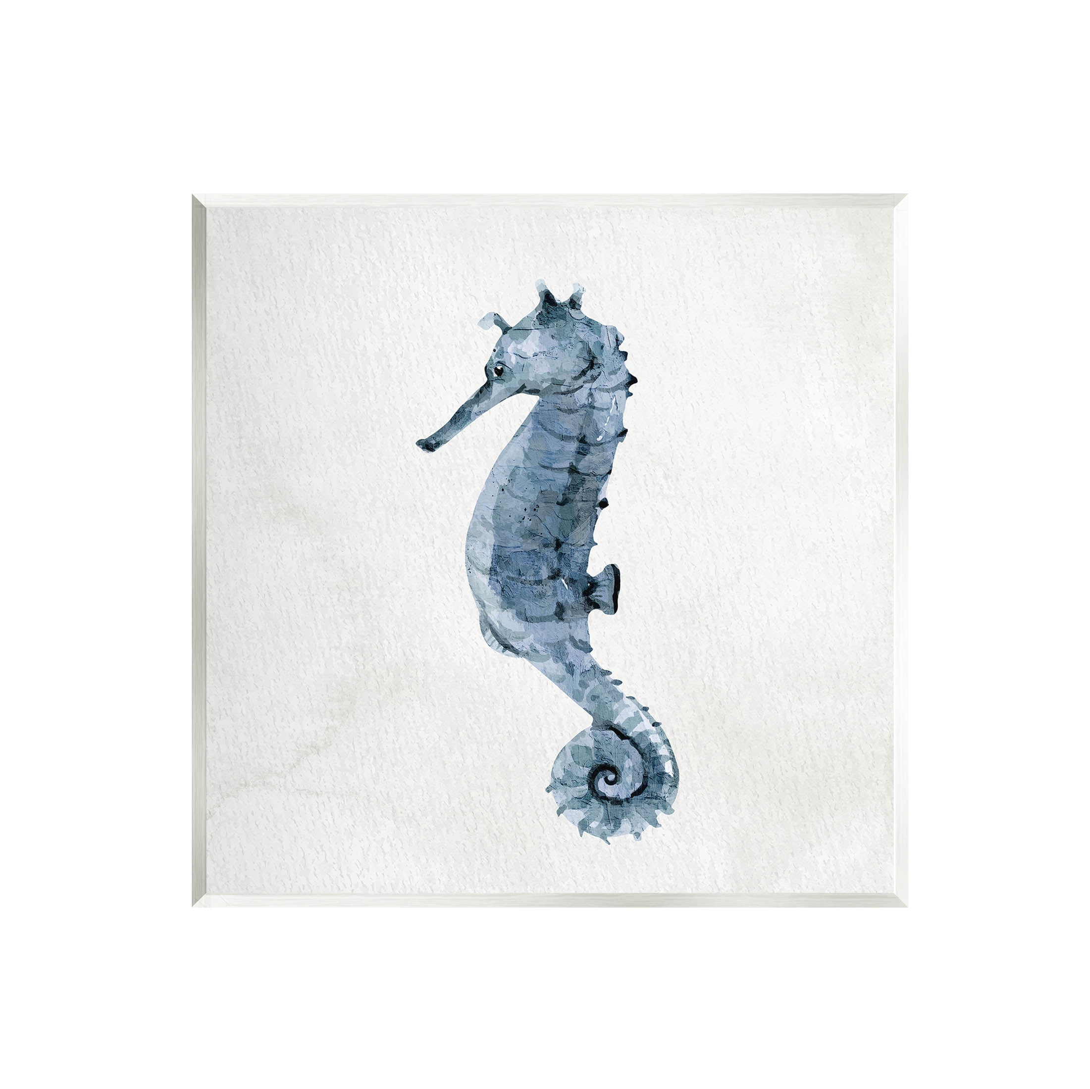 Stupell Industries Nautical Seahorse Wildlife Portrait Graphic Art Unframed Art Print Wall Art, Design by Kim Allen