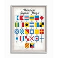 thumbnail image 1 of Stupell Industries Nautical Signal Flags Icon Chart Design Graphic Art Gray Framed Art Print Wall Art, 16x20, by Jim Baldwin, 1 of 8