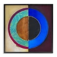thumbnail image 1 of Stupell Industries Nautical Split Circle Black Framed Giclee Art, design by Matthew Finger, 1 of 9
