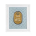 thumbnail image 1 of Stupell Industries Nautical Tuna Tin White Framed Print Under Glass design by Sandra Picco, 16 x 13, 1 of 10