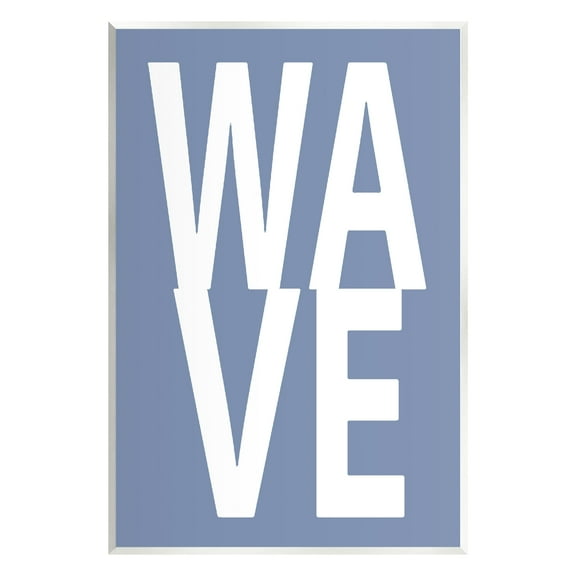 Stupell Industries Nautical Wave Text Nature Painting Unframed Art Print Wall Art, 10 x 15