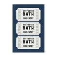 thumbnail image 1 of Stupell Industries Navy Bath Ticket Stubs Canvas Wall Art design by Lettered and Lined, 24 x 16, 1 of 7