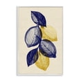 thumbnail image 1 of Stupell Industries Shabby Chic Navy Lemons Botanical Sketch White Framed Giclee Art, 20 x 30, by Petals Prints Design, 1 of 8