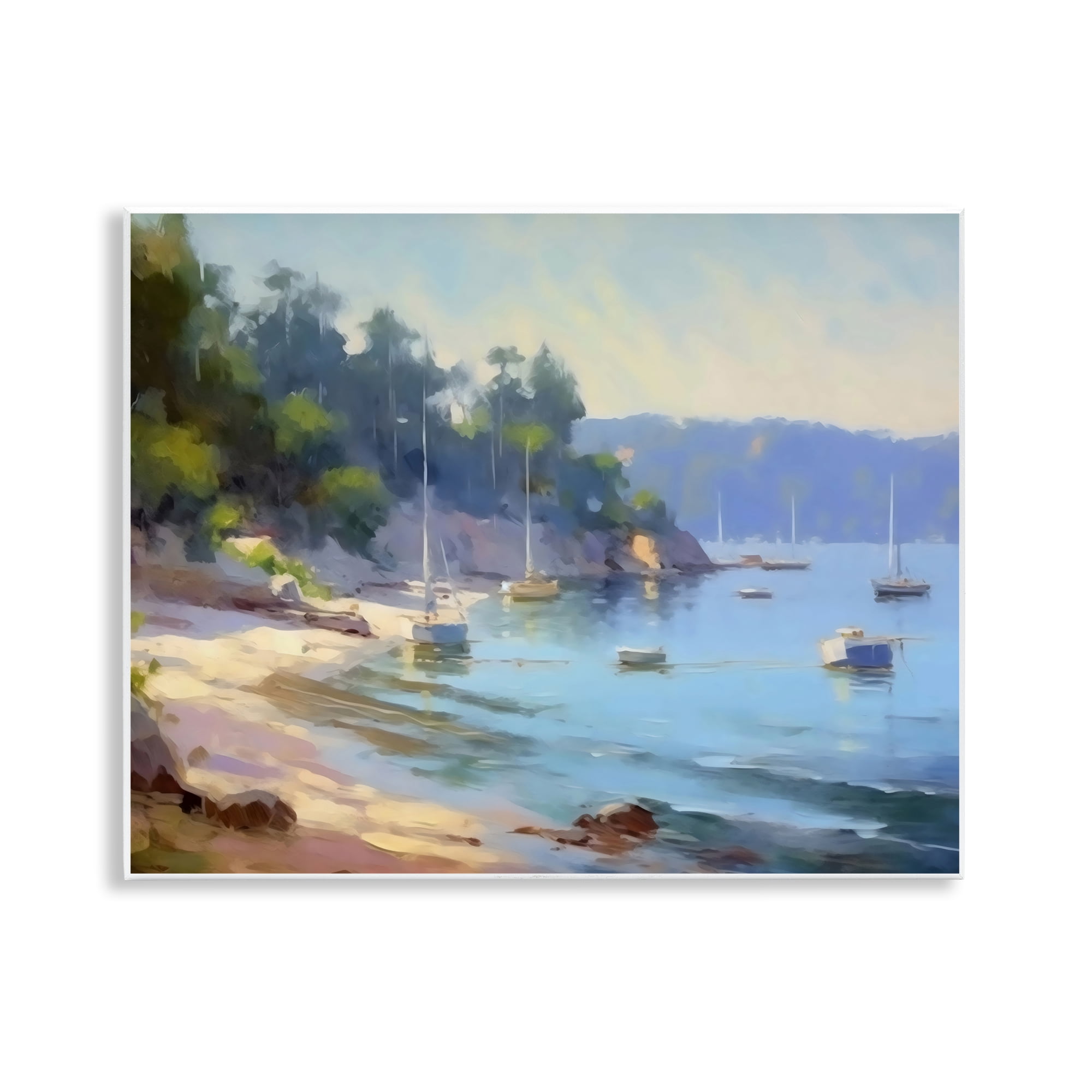 Stupell Industries Near The Shore Summer Sailing Wall Plaque Art, design by Creative Studio