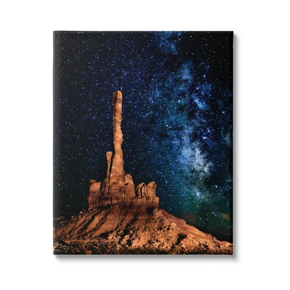 Stupell Industries Nebula & Desert Buttes Fairy Tales & Fantasy Photography Gallery Wrapped Canvas Print Wall Art, 16 x 20