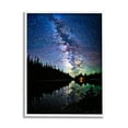 thumbnail image 1 of Stupell Industries Nebula Over Lake Landscape Nature Photography White Framed Art Print Wall Art, 16 x 20, 1 of 8