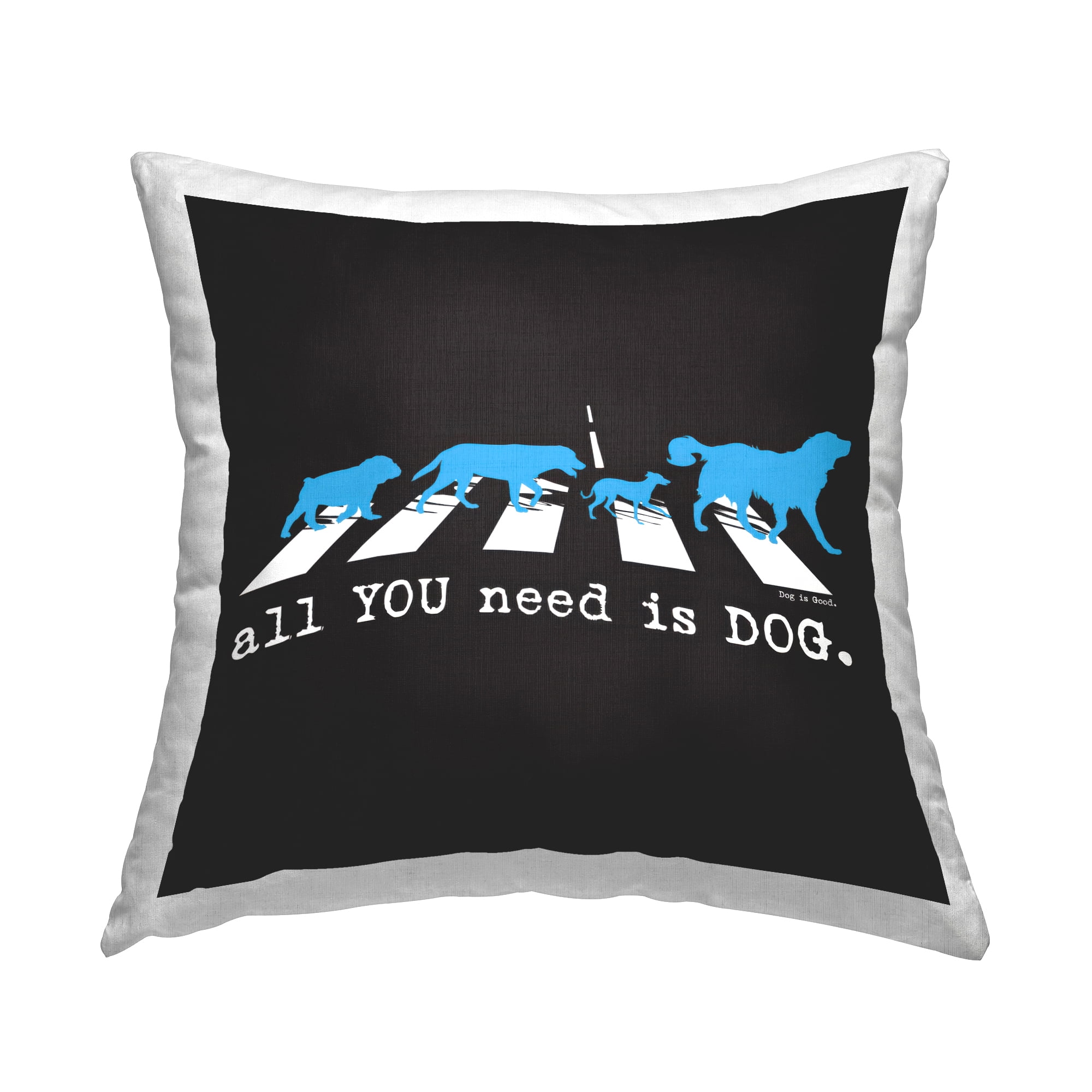 Stupell Industries Need Dog Music Pun Decorative Printed Throw Pillow Design by Dog Is Good.