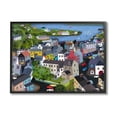 thumbnail image 1 of Stupell Industries Neighborhood Houses River Architecture Graphic Art Black Framed Art Print Wall Art, Design by Carla Daly, 1 of 7
