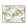 thumbnail image 1 of Neutral Abstract Folds White Beige Busy Shapes Abstract Painting Framed Art Print Wall Art, 1 of 5