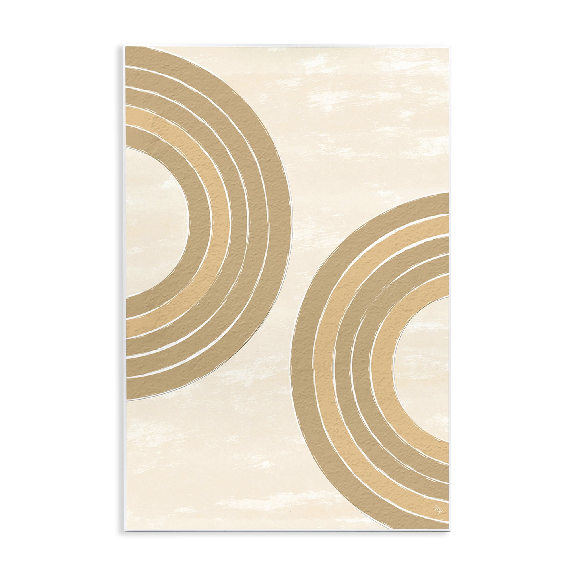 Stupell Industries Neutral Arch Expressions Abstract Painting Unframed Art Print Wall Art, 10 x 15