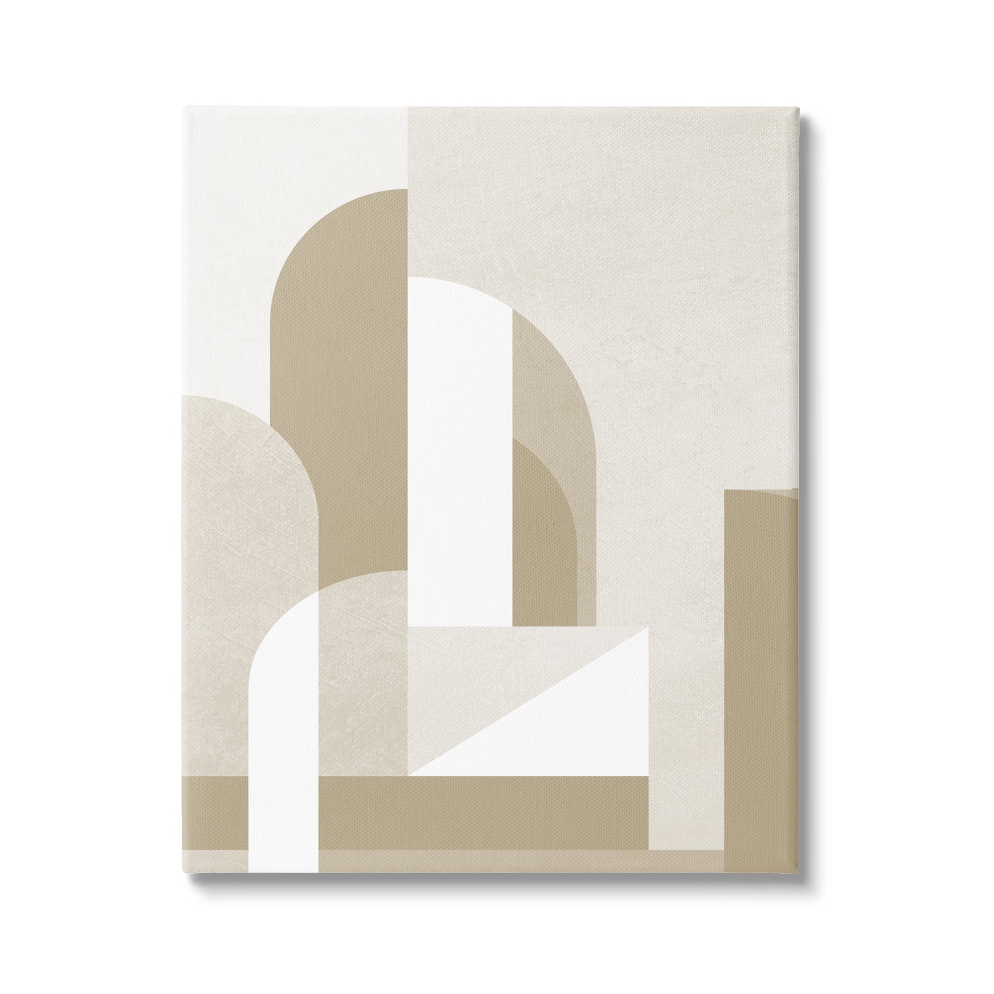 Stupell Industries Neutral Arches Architecture Abstract Painting Gallery Wrapped Canvas Art Print Wall Art, 30 x 40