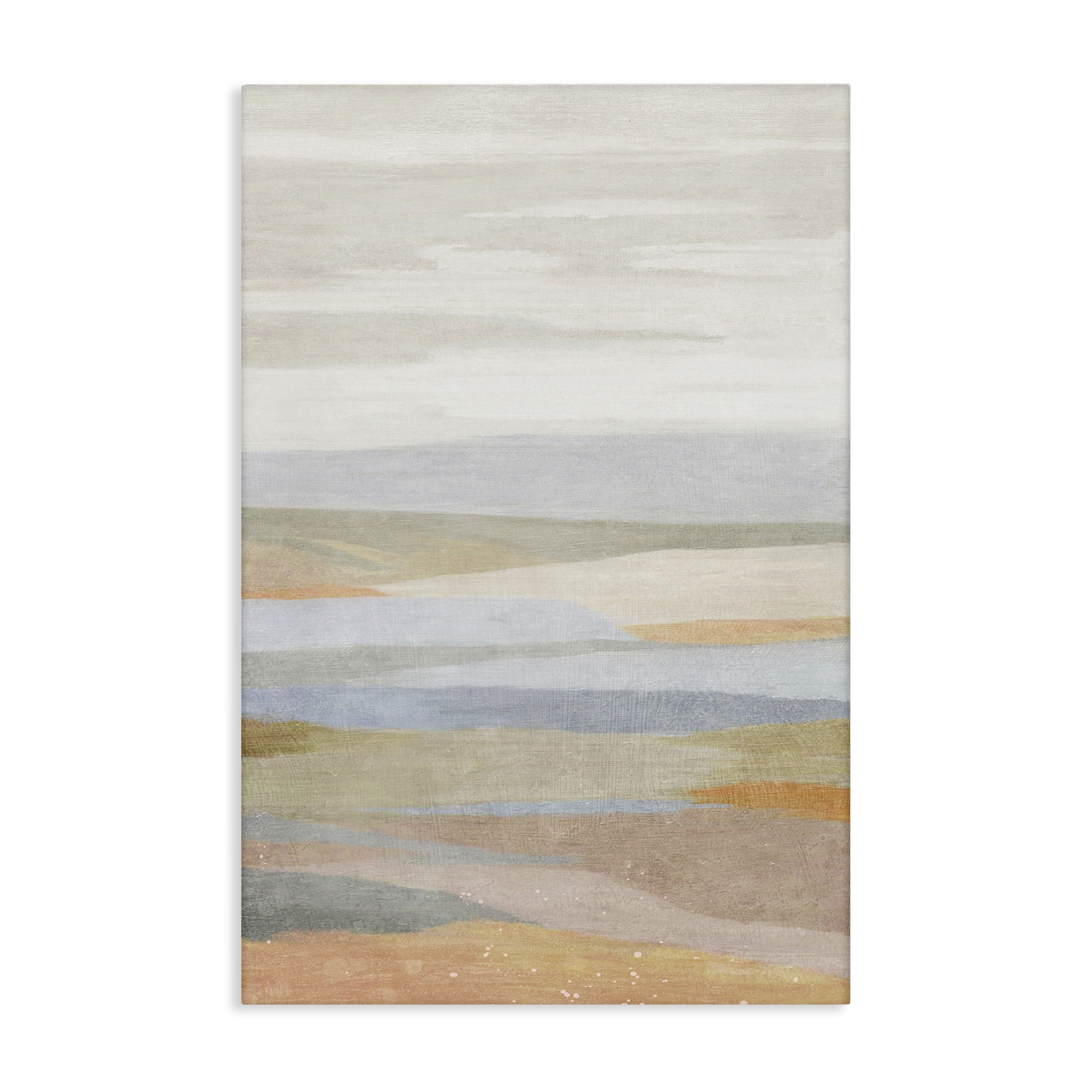 Stupell Industries Neutral Beach Dunes Coastal Painting Gallery Wrapped Canvas Art Print Wall Art, 24 x 36