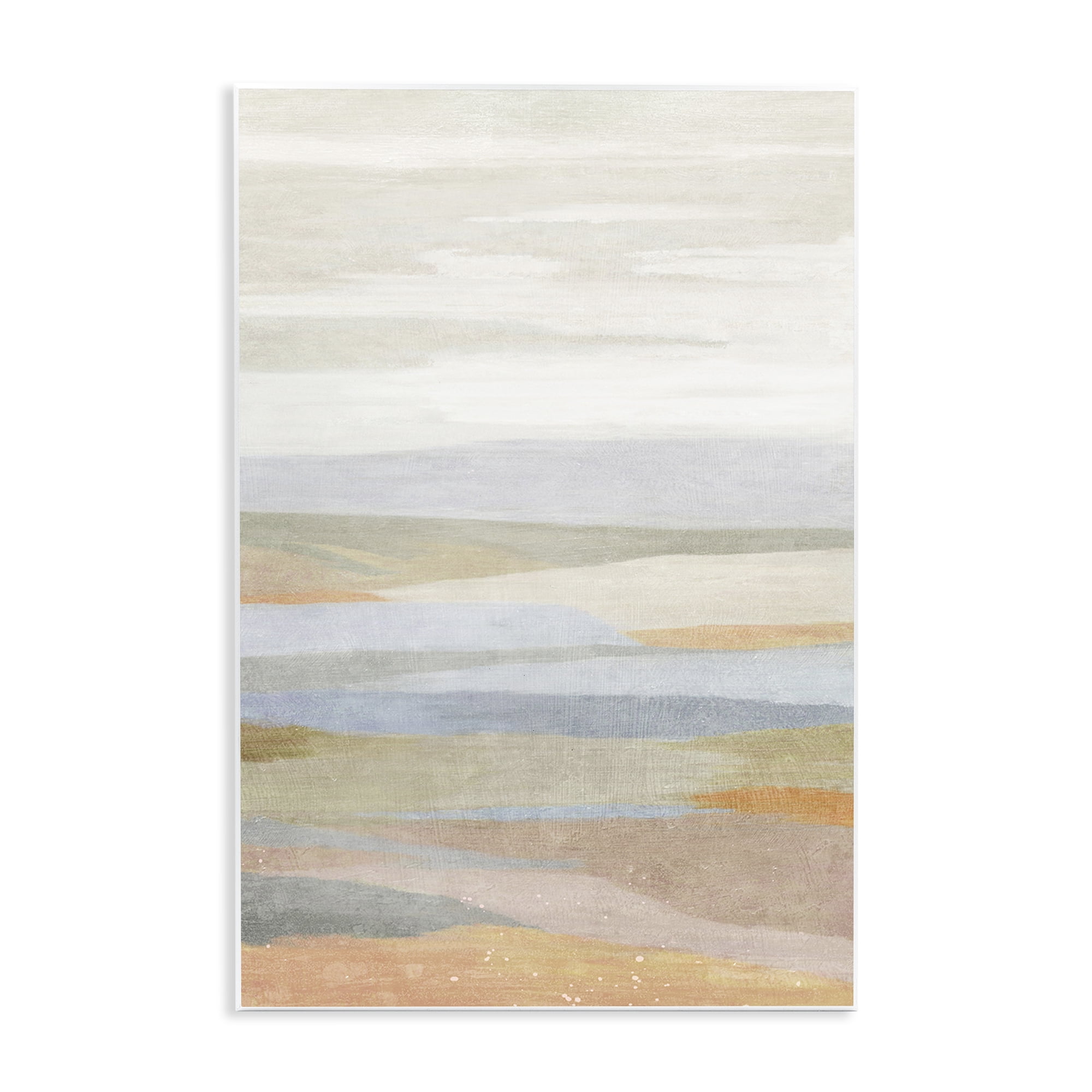 Stupell Industries Neutral Beach Dunes Coastal Painting Unframed Art Print Wall Art, 13 x 19
