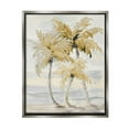thumbnail image 1 of Stupell Industries Neutral Beige Palm Trees Landscape Painting Gray Floater Framed Canvas Art Print Wall Art, 25 x 31, 1 of 10
