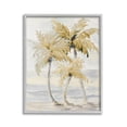 thumbnail image 1 of Stupell Industries Neutral Beige Palm Trees Landscape Painting Gray Framed Art Print Wall Art, 24 x 30, 1 of 9