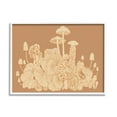 thumbnail image 1 of Stupell Industries Neutral Beige Woodland Mushrooms Botanical & Floral Painting White Framed Art Print Wall Art, 1 of 5