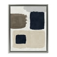 thumbnail image 1 of Stupell Industries Neutral Blocked Shapes Abstract Painting Gray Floater Framed Canvas Art Print Wall Art, 17 x 21, 1 of 10