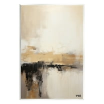 Stupell Industries Neutral Contemporary Horizon Abstract Painting Unframed Art Print Wall Art, 10 x 15