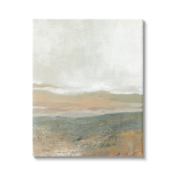 Stupell Industries Neutral Desert Abstraction Abstract Painting Gallery Wrapped Canvas Art Print Wall Art, 16 x 20