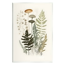 Stupell Industries Neutral Forest Ferns Botanical & Floral Painting Unframed Art Print Wall Art, 10 x 15