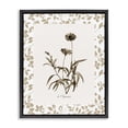 thumbnail image 1 of Stupell Industries French Country Neutral Imperial Flowers Black Floating Frame Canvas Art, 17 x 21, by Kelly Donovan, 1 of 8