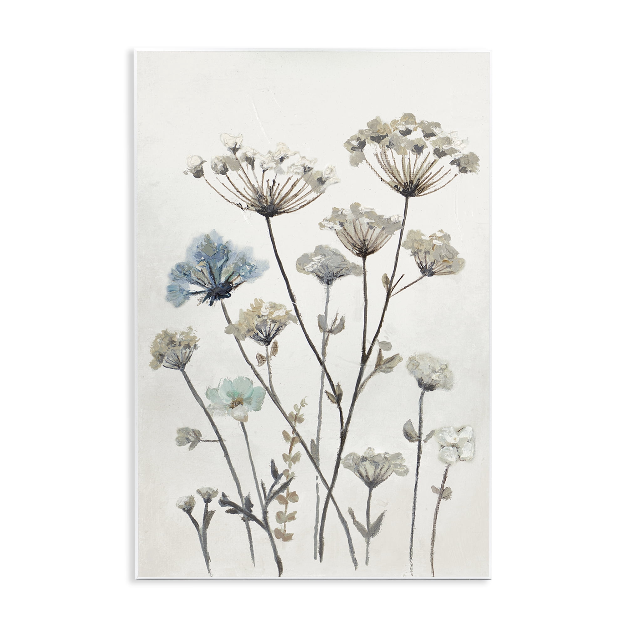 Stupell Industries Neutral Jardin Azul Wall Plaque Art, design by Patricia Pinto