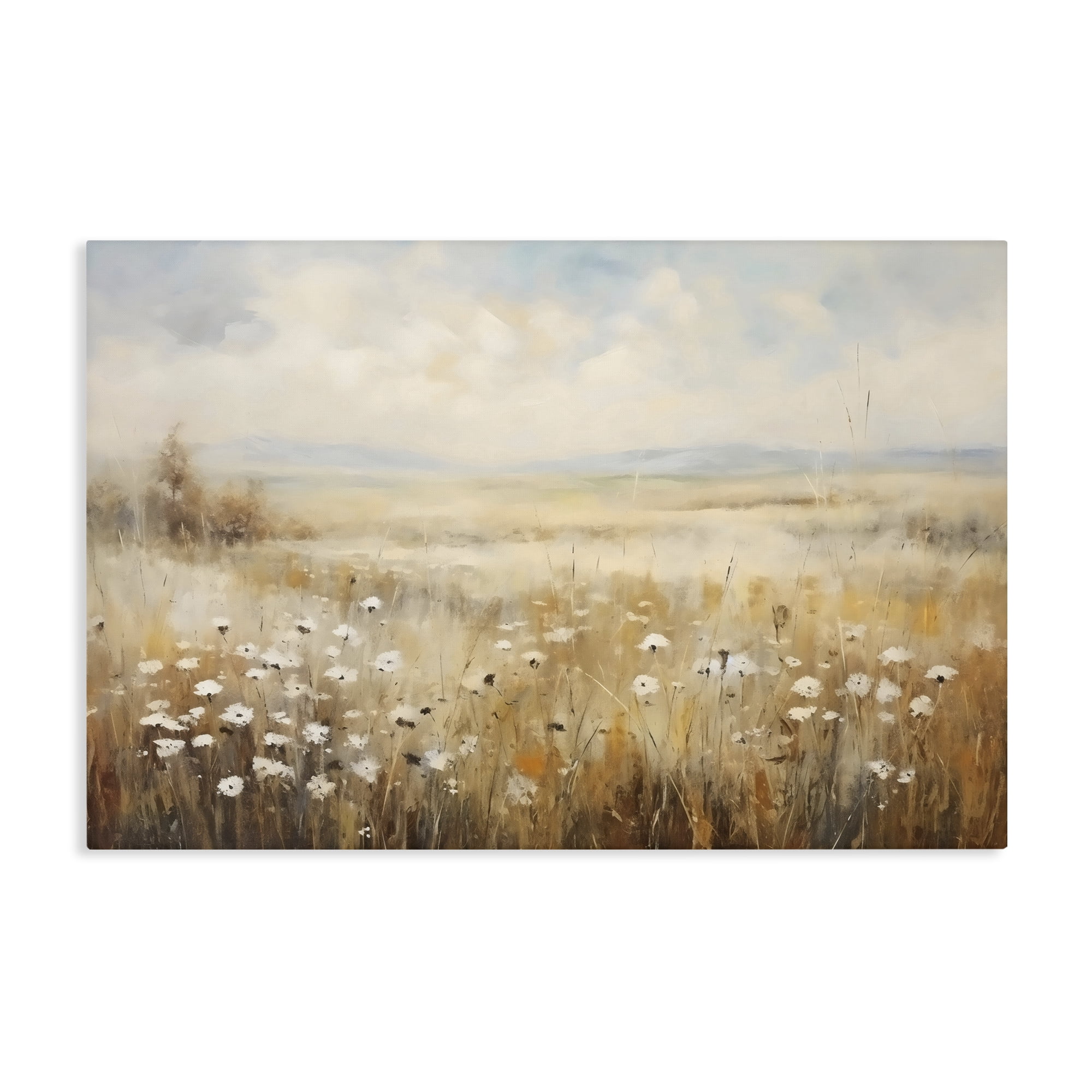 Stupell Industries Neutral Land Calmness Canvas Wall Art, design by Creative Studio