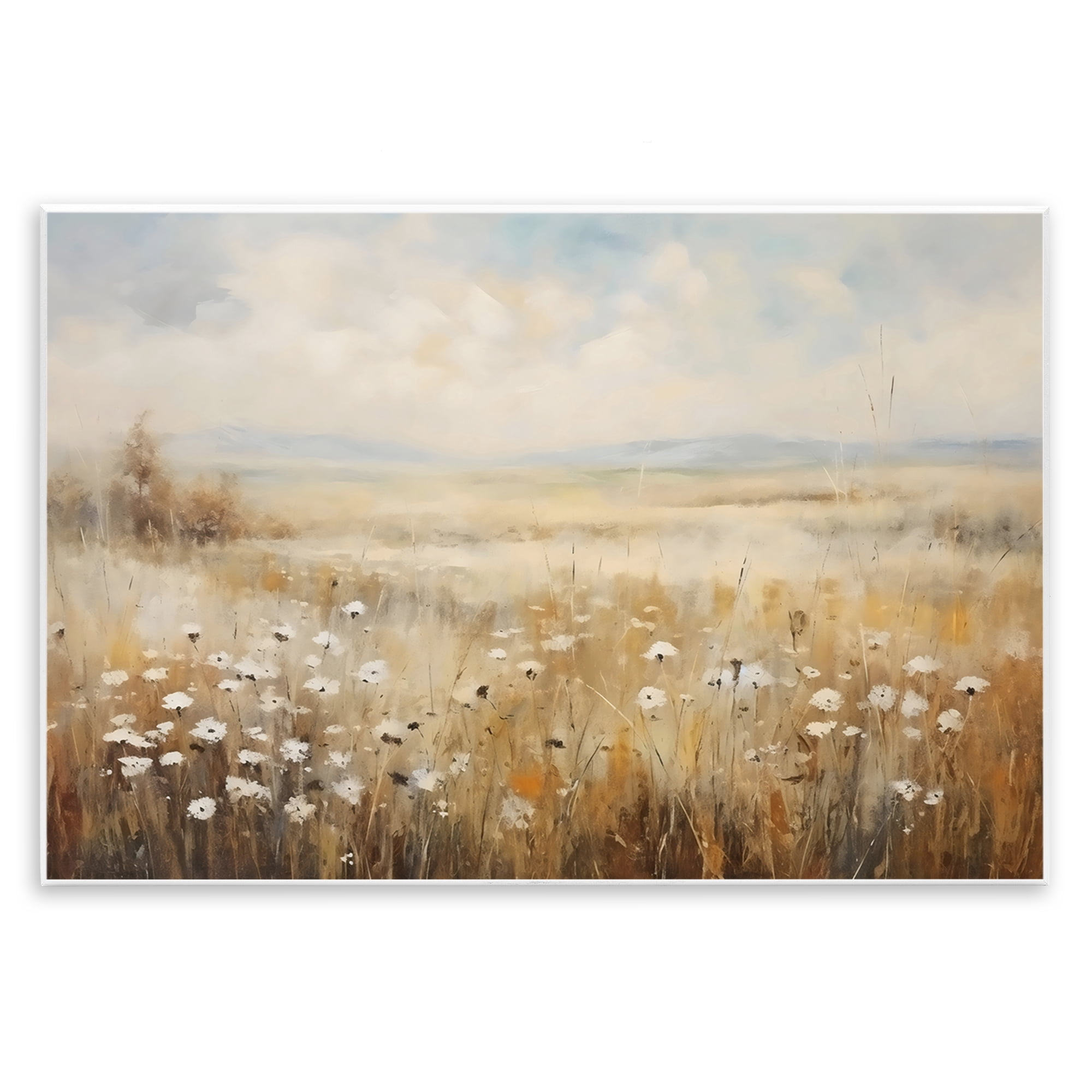 Stupell Industries Neutral Land Calmness Wall Plaque Art, design by Creative Studio