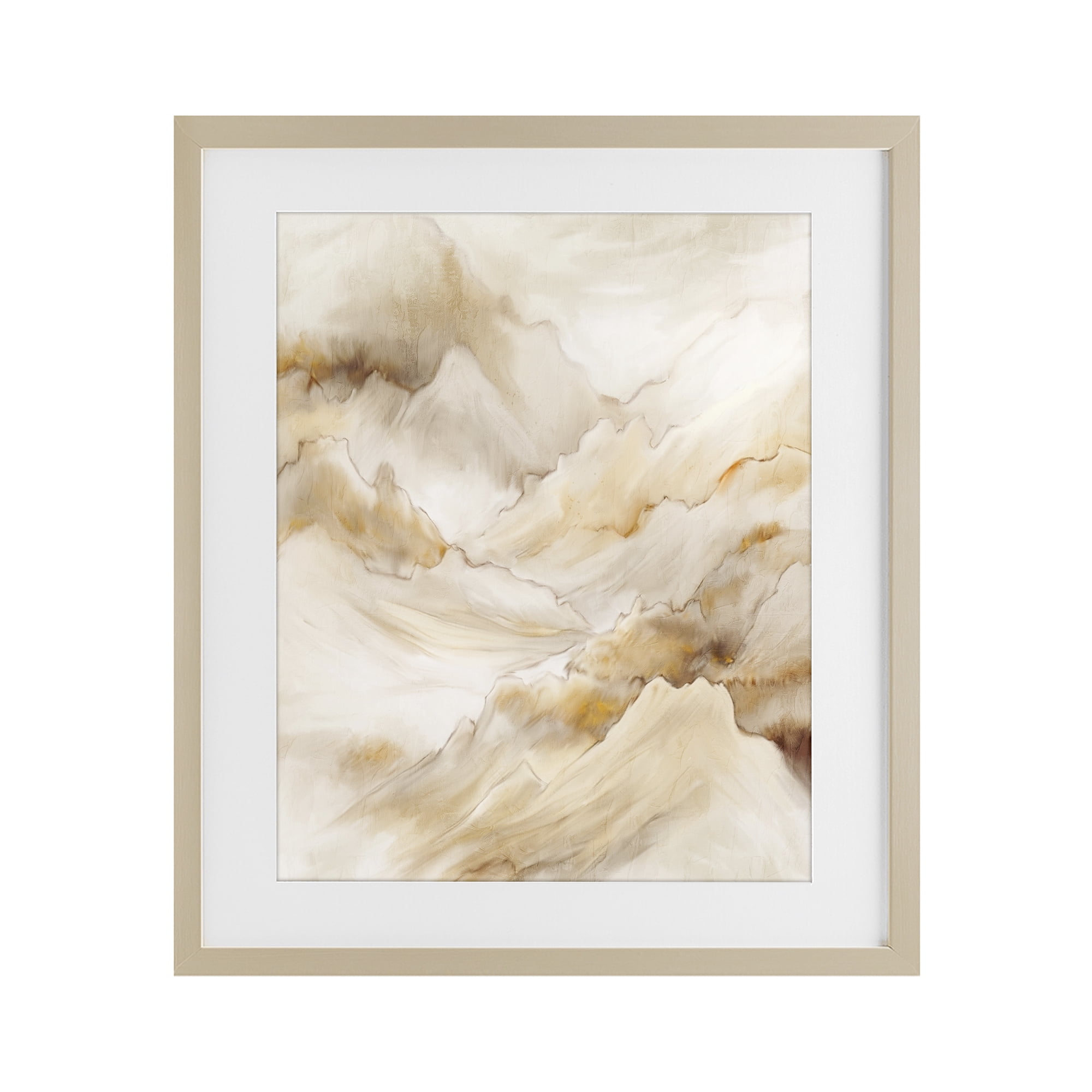 Stupell Industries Neutral Land Flow Birch Framed Print Under Glass, design by Kim Allen