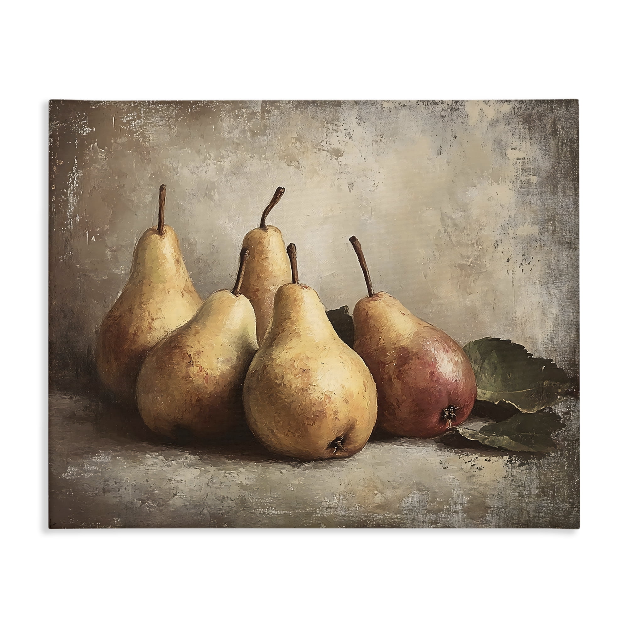 Stupell Industries Neutral Pear Still Life Canvas Wall Art, design by Franklyn Gregory