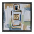 thumbnail image 1 of Stupell Industries Neutral Perfume Bottle Fashion Painting Black Floater Framed Canvas Art Print Wall Art, 18 x 18, 1 of 10