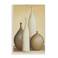 thumbnail image 1 of Stupell Industries Neutral Pottery Bottles Furniture Painting White Framed Art Print Wall Art, 16 x 24, 1 of 2