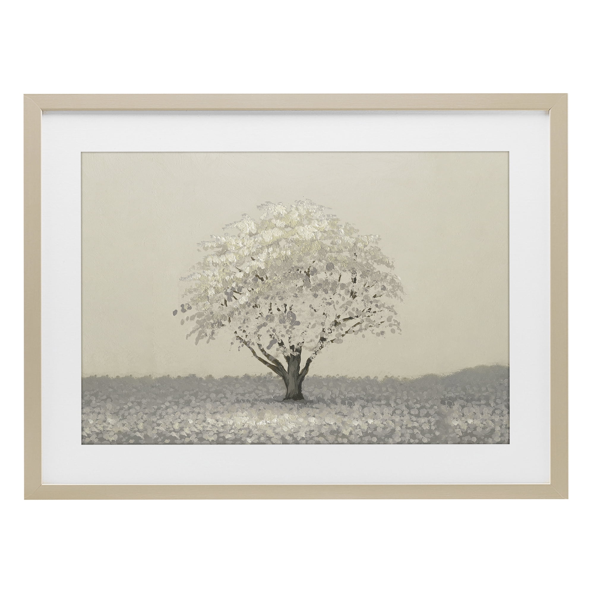 Stupell Industries Neutral Radiance Tree Birch Framed Print Under Glass, design by Michael Marcon