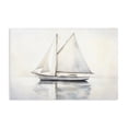 thumbnail image 1 of Stupell Industries Tropical Neutral Sailboat Reflection Canvas Art, 24 x 16, by Petals Prints Design, 1 of 8