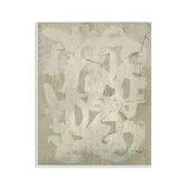 Stupell Industries Neutral Scribble Pattern Abstract Painting Unframed Art Print Wall Art, 11 x 14