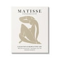 thumbnail image 1 of Stupell Industries Neutral Silhouette Modern Woman Matisse Exhibition Text Canvas Wall Art, 30 x 40, Design by Ros Ruseva, 1 of 5
