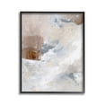 thumbnail image 1 of Stupell Industries Neutral Subtle Painting Abstract Painting Black Framed Art Print Wall Art, 11 x 14, 1 of 9