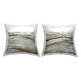 thumbnail image 1 of Stupell Industries Neutral Tones Abstract Landscape Printed Throw Pillow Design by Carol Robinson (Set of 2), 1 of 6
